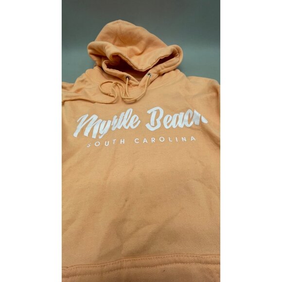 Myrtle Beach South Carolina Peach Hoodie XL Coastal Swell sweatshirt long READ - Picture 2 of 5